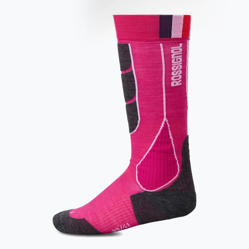 Női sízokni Rossignol Intermediate Eelectric fuchsia