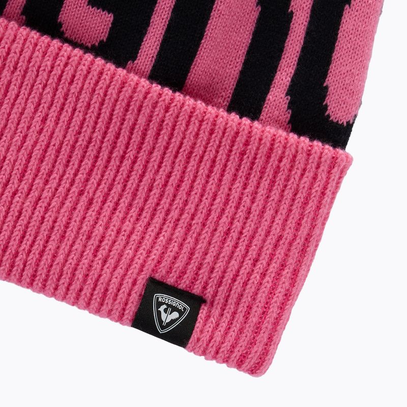 Téli sapka Rossignol Strawpile Beanie electric fuchsia 3