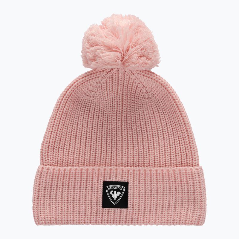 Téli sapka Rossignol Strawpile Pompom Beanie pale lilac