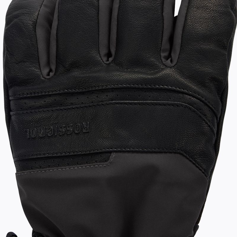 Férfi síkesztyűk Rossignol Leather Mix black 3