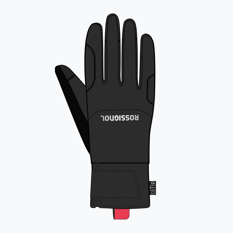 Síalpinizmus kesztyűk Rossignol CWA R-Shell Wind black 3