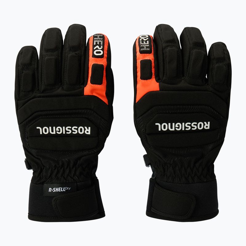 Gyerek síkesztyűk Rossignol Hero R-Shell Dry black 2
