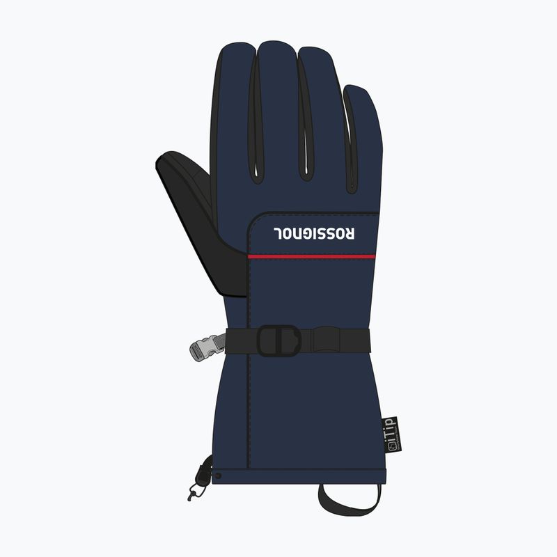 Férfi síkesztyűk Rossignol Action R-Shell Dry dark navy 3