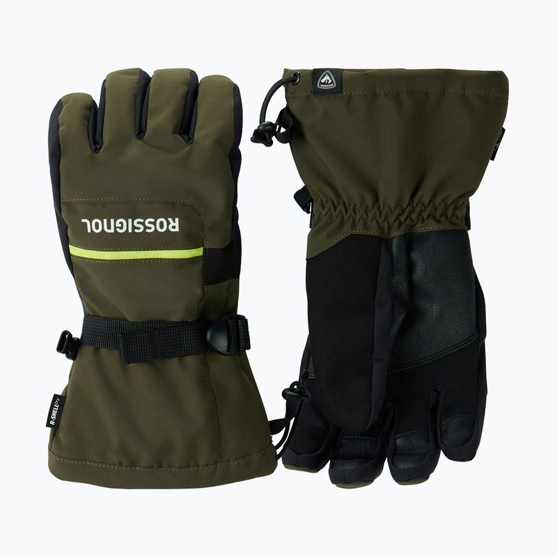 Férfi síkesztyűk Rossignol Action R-Shell Dry olive shadow 2