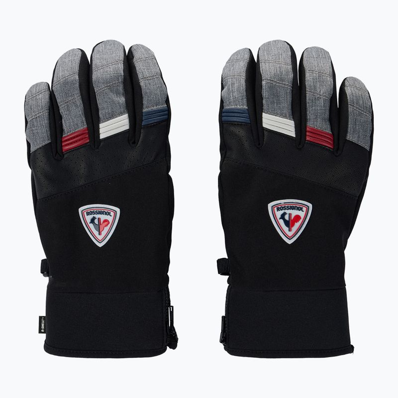 Férfi síkesztyűk Rossignol Strato R-Shell Dry heather grey 2