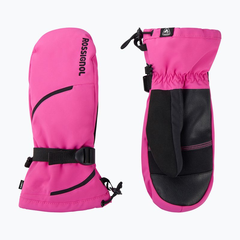 Női síkesztyűk Rossignol Temptation Mittens R-Shell electric fuchsia 2