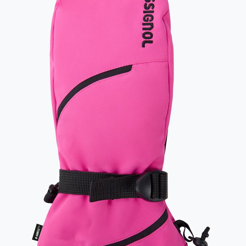 Női síkesztyűk Rossignol Temptation Mittens R-Shell electric fuchsia 3