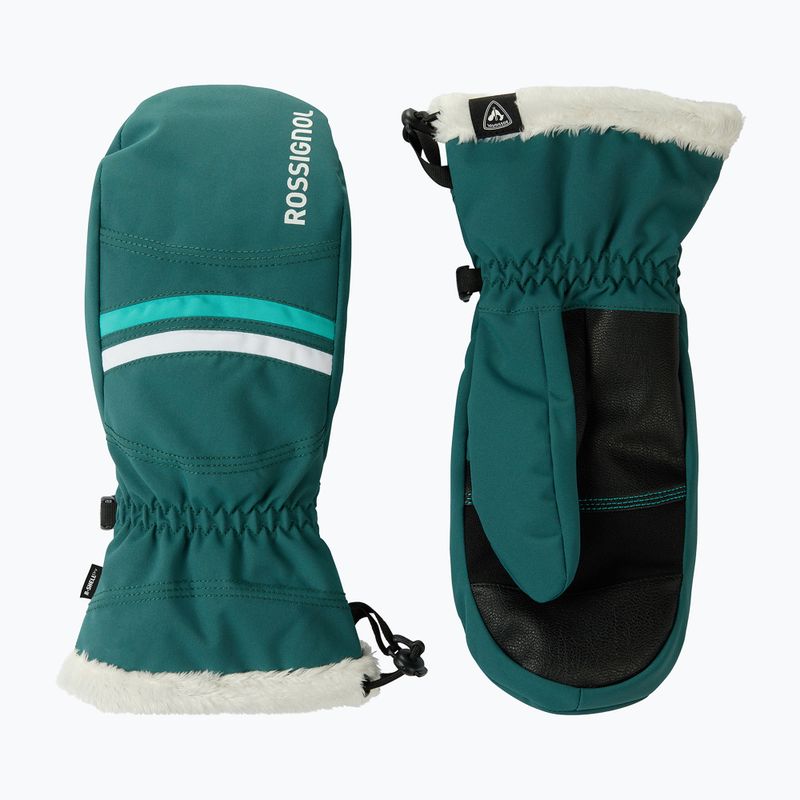 Női síkesztyűk Rossignol Piste Mittens R-Shell Dry transformative teal 2