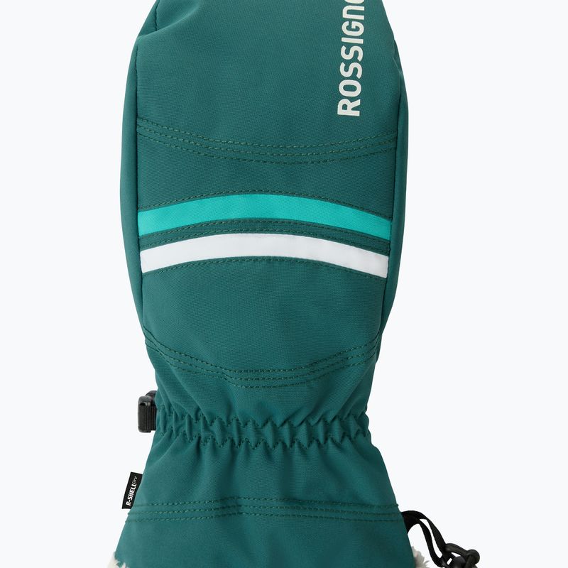 Női síkesztyűk Rossignol Piste Mittens R-Shell Dry transformative teal 3