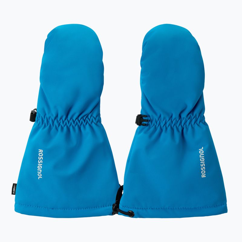 Gyerek síkesztyűk Rossignol Mittens R-Shell Dry blazing blue 2