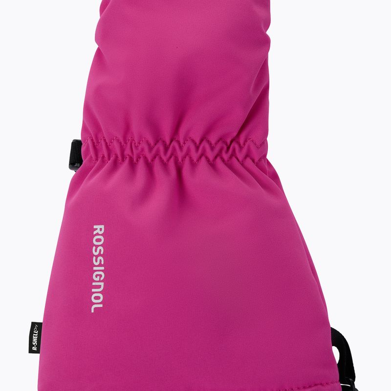 Gyerek síkesztyűk Rossignol Mittens R-Shell Dry electric fuchsia 3