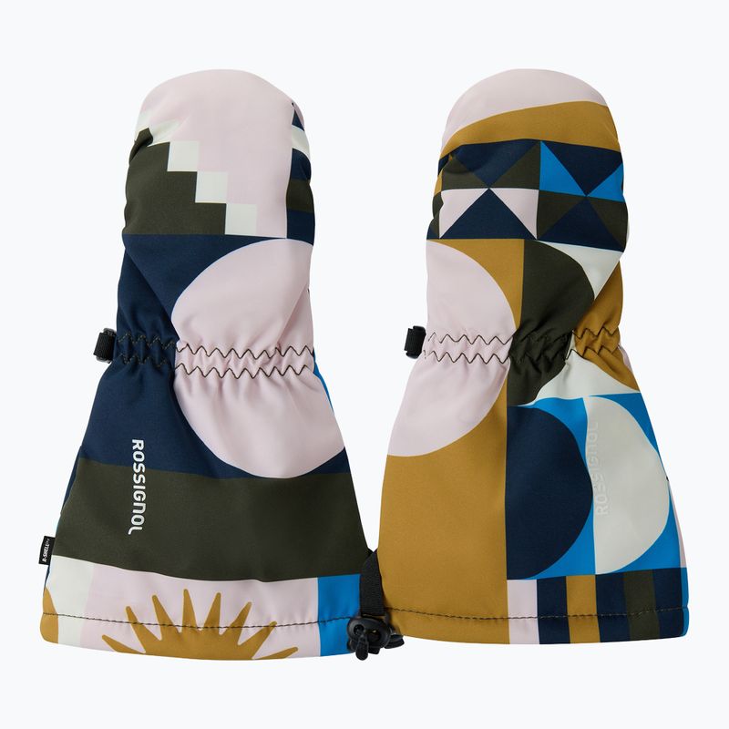 Gyerek síkesztyűk Rossignol Mittens R-Shell Dry jr potpourri dazzle blue 2