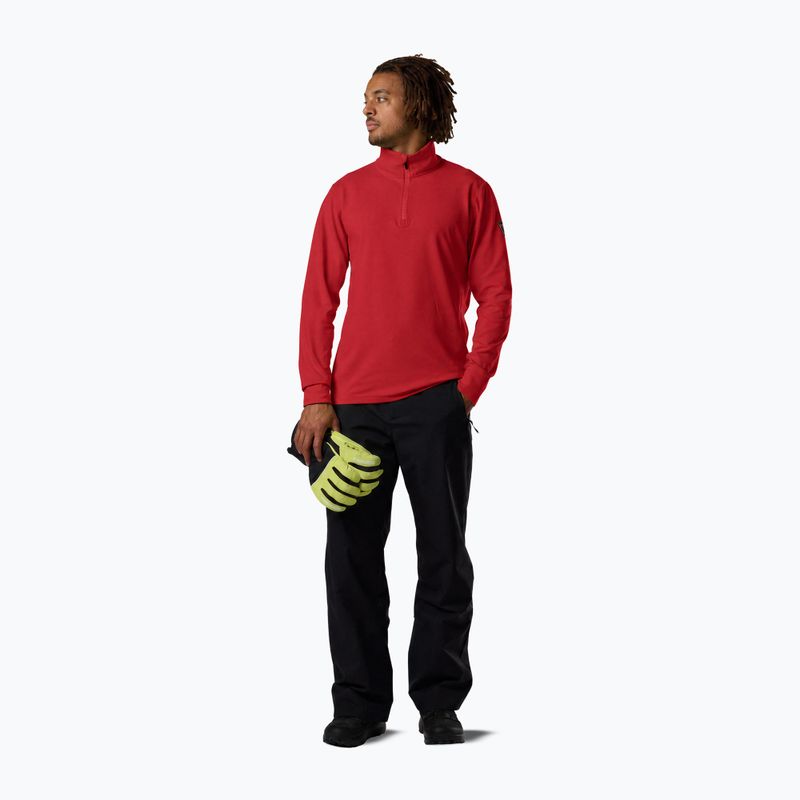 Férfi sípulóver Rossignol Mid Layer Stertch Half Zip sports red 2