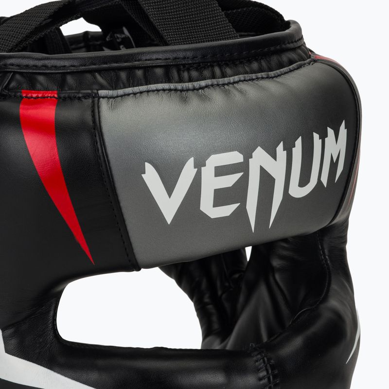 Fejvédő boxhoz Venum Elite Iron black/red 4
