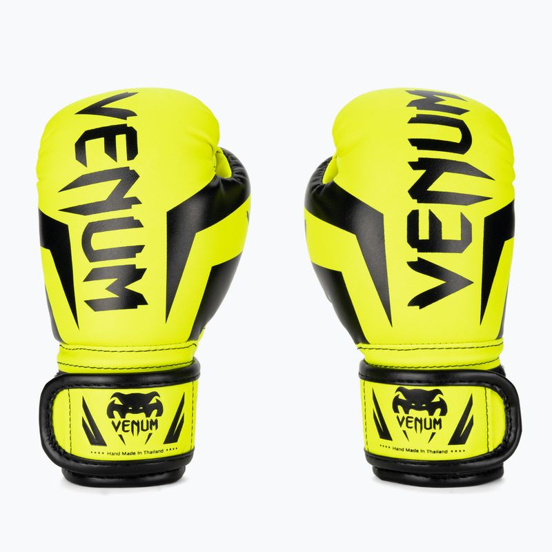 Gyermek bokszkesztyűk Venum Elite Boxing neo yellow