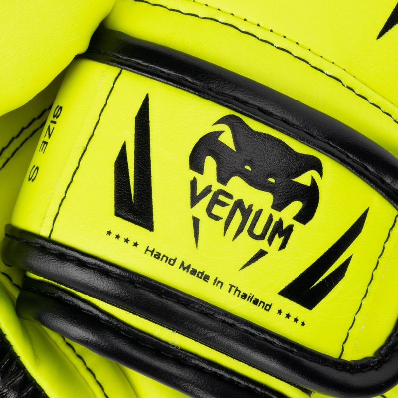 Gyermek bokszkesztyűk Venum Elite Boxing neo yellow 4
