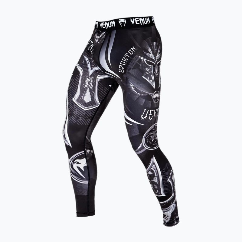 Férfi edzésleggings Venum Gladiator 3.0 Compression Tights black/white 2