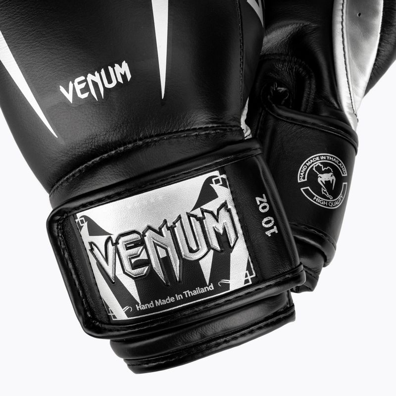 Venum Giant 3.0 fekete és ezüst bokszkesztyűk 2055-128 6