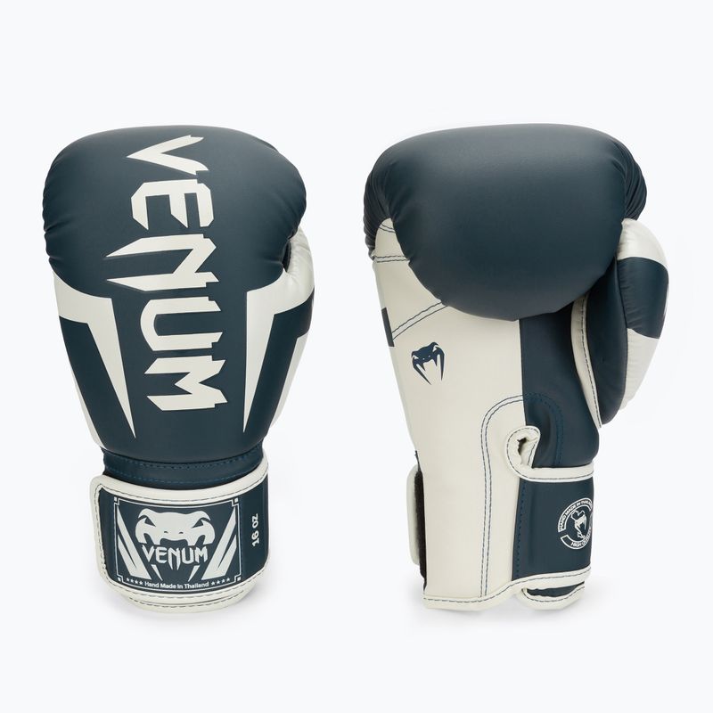 Venum Elite kék-fehér bokszkesztyűk 1392