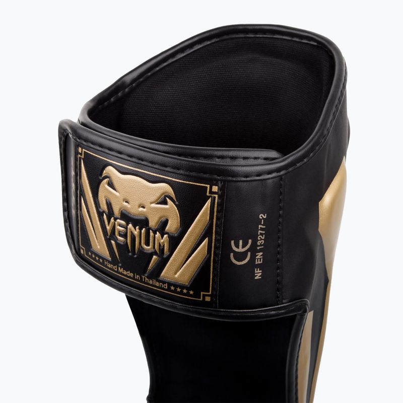 Venum Elite Standup sípcsont protektorok fekete/arany 3