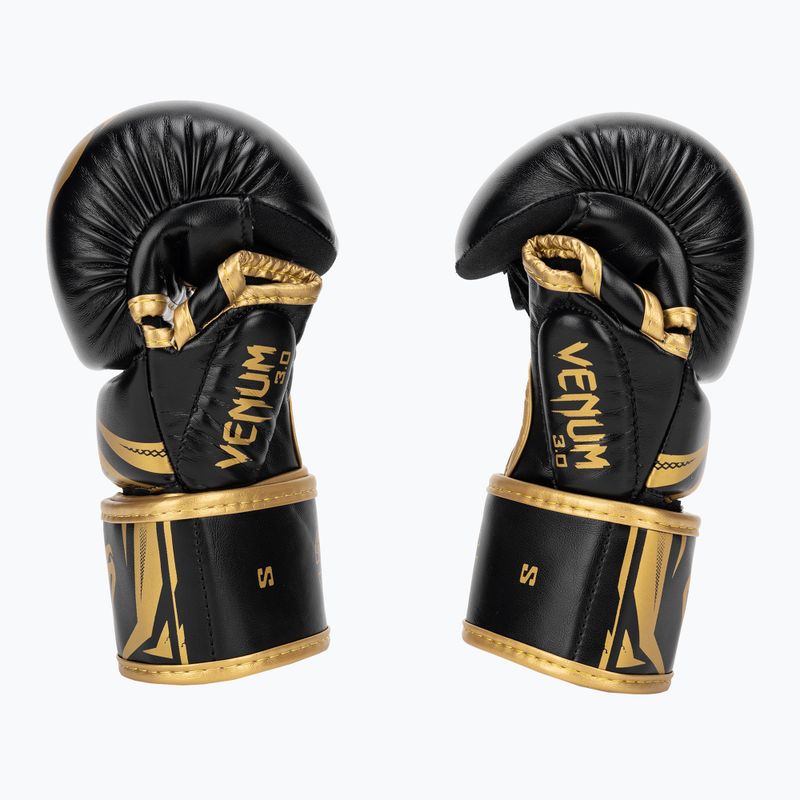 Venum Sparring Challenger 3.0 fekete/arany MMA edző kesztyűk 3