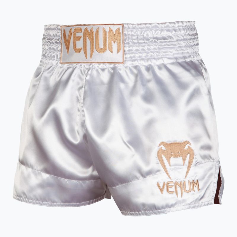 Férfi sportnadrág Venum Classic Muay Thai white/gold
