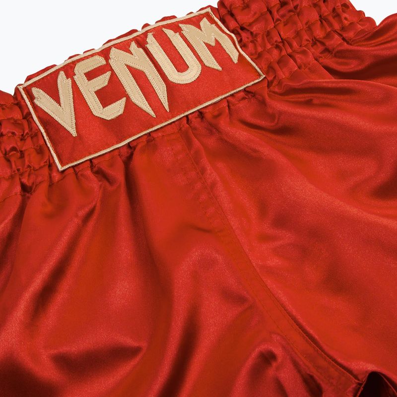 Férfi sportnadrág Venum Classic Muay Thai bordeaux/gold 3