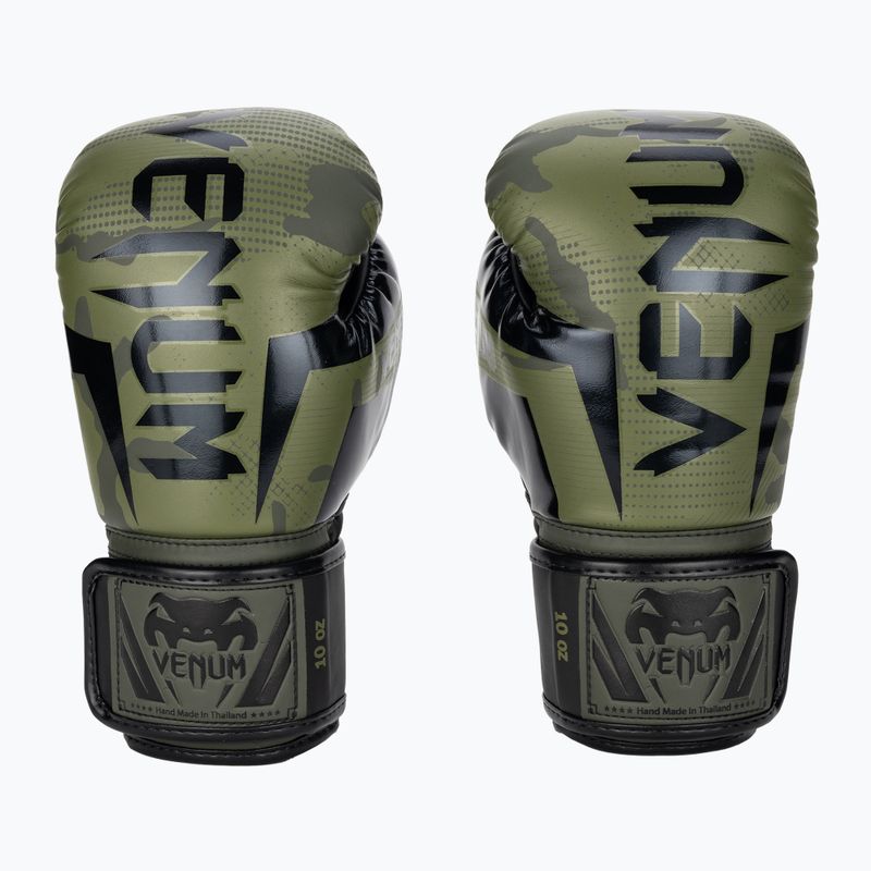 Bokszkesztyűk Venum Elite khaki camo