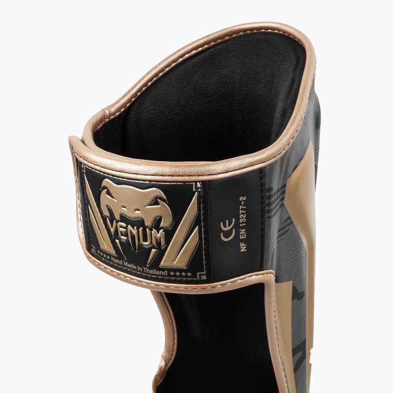 Venum Elite Standup sípcsont protektorok sötét terepszínű/arany 4