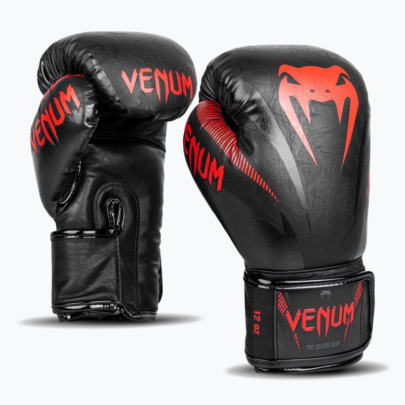Venum Impact bokszkesztyűk fekete VENUM-03284-100-10OZ 8