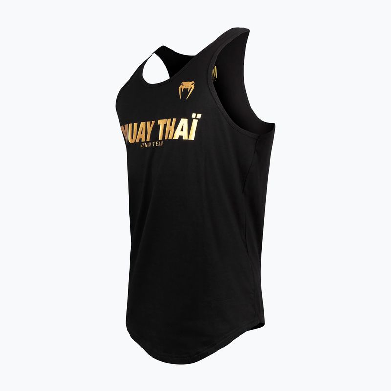 Férfi tank top Venum Muay Thai VT fekete/arany 3