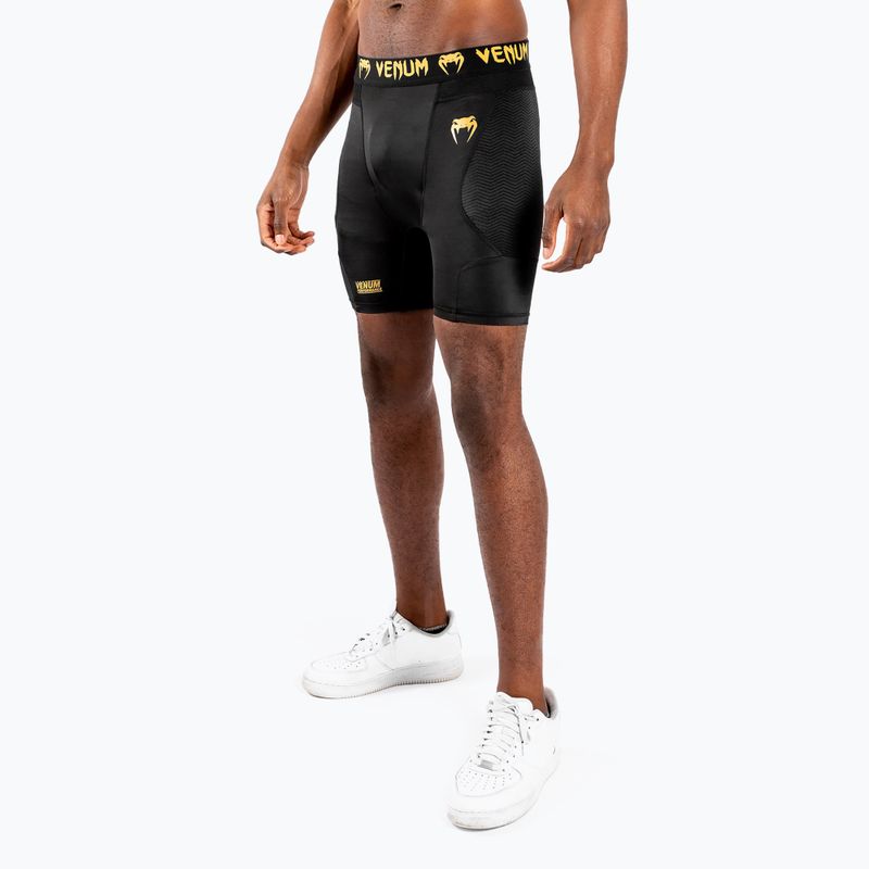 Venum G-Fit Compression férfi edzőnadrág fekete/arany 3