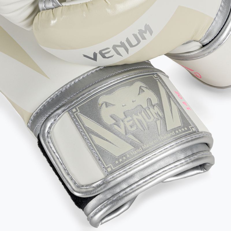 Venum Elite férfi bokszkesztyűk fehér és ezüst 1392-574 5
