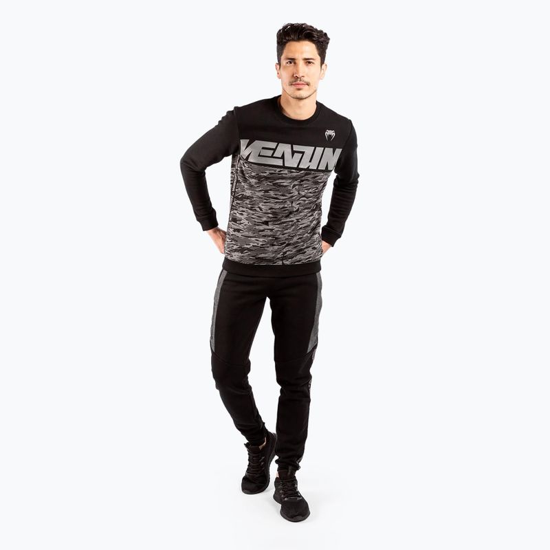 Férfi pulóver Venum Connect Crewneck black/dark camo 2