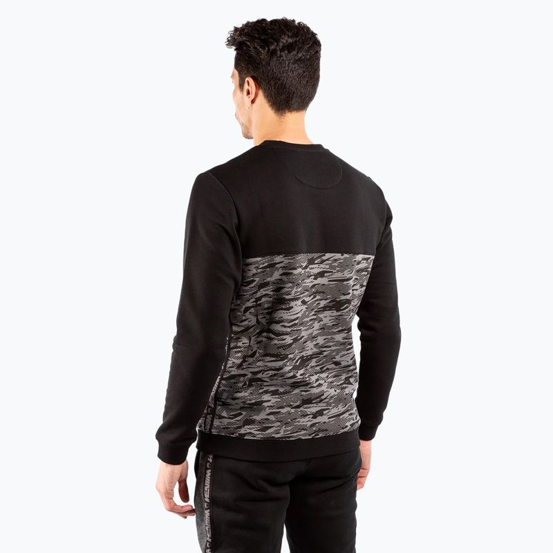 Férfi pulóver Venum Connect Crewneck black/dark camo 5