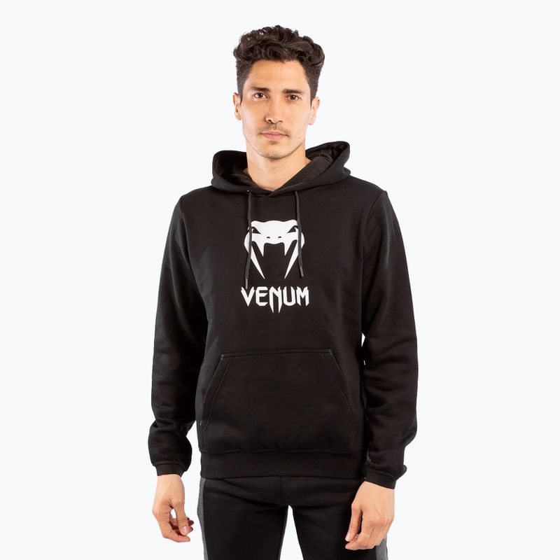 Férfi Venum Classic Hoodie melegítőfelső fekete/fehér