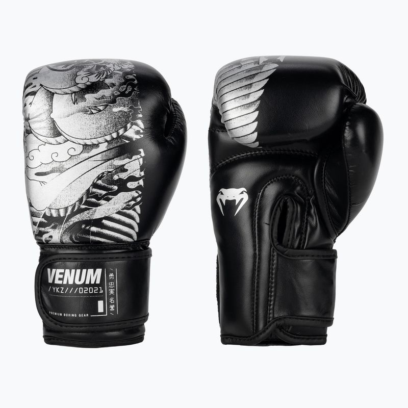 Gyermek bokszkesztyűk Venum YKZ21 Boxing black/white