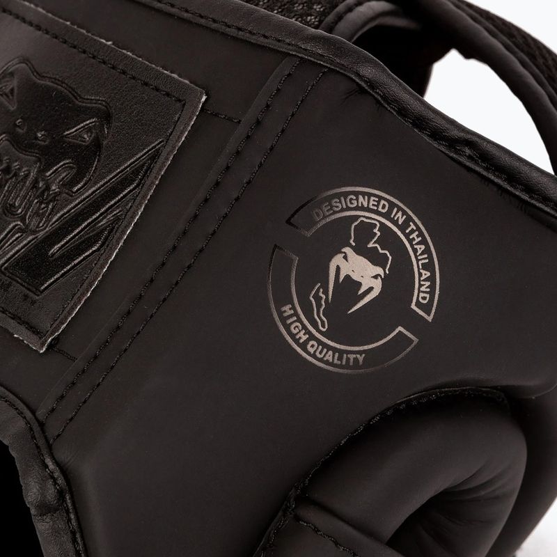 Gyerek boksz fejvédő Venum Challenger Kids black/black 5