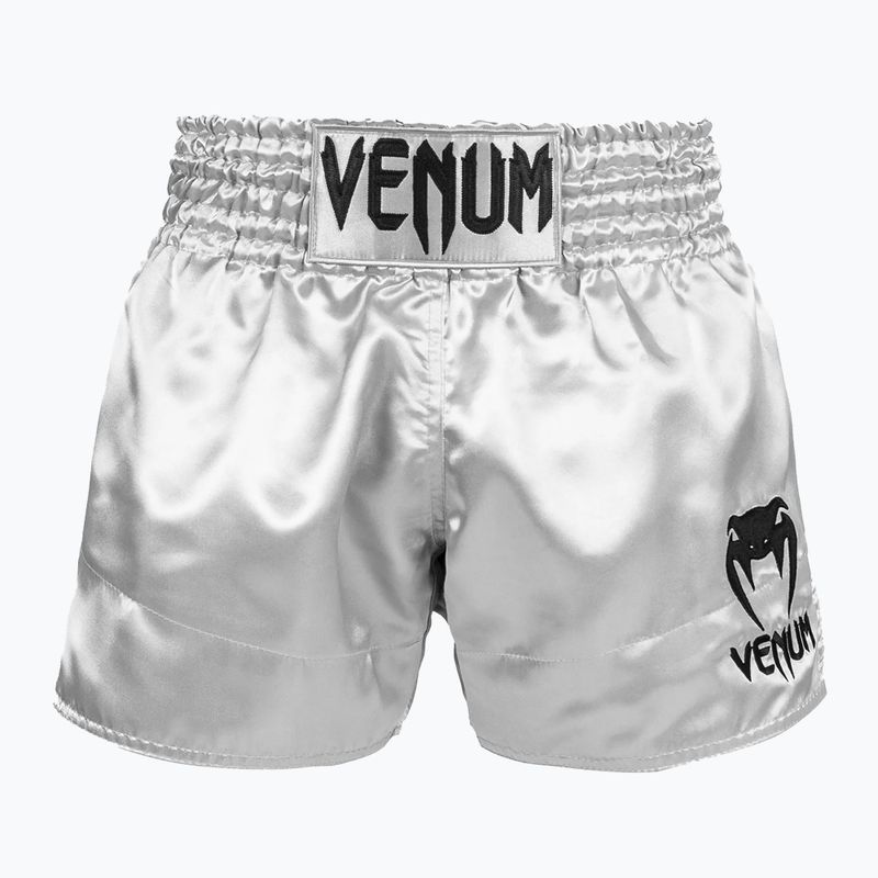 Férfi Venum Classic Muay Thai rövidnadrág fekete és ezüst 03813-451