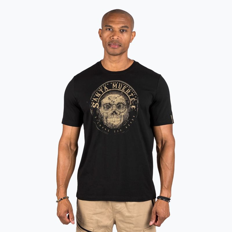 Férfi póló Venum Santa Muerte Dark Side black/brown