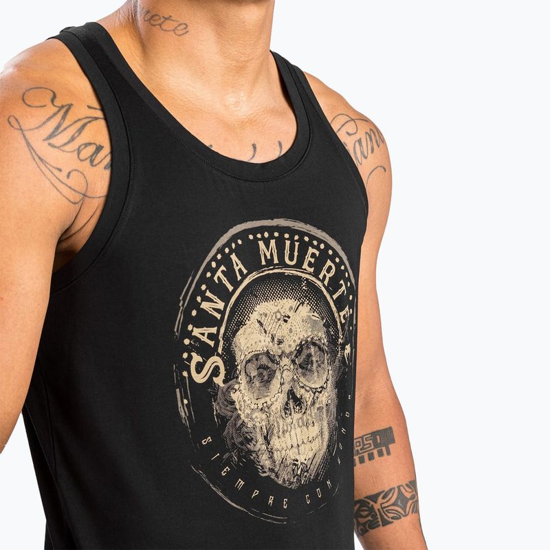 Venum Santa Muerte Dark Side black/brown férfi tank top 6