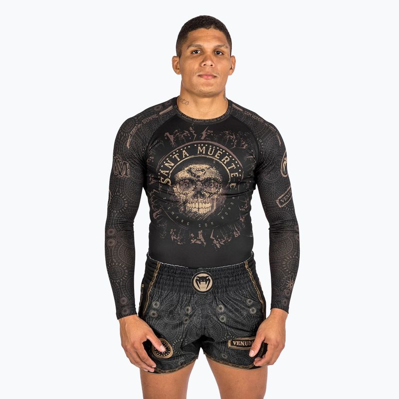 Venum Santa Muerte Dark Side férfi hosszú ujjú fekete/barna