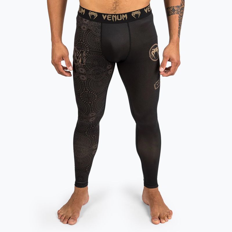 Férfi leggings  Venum Santa Muerte Dark Side Spats black/brown
