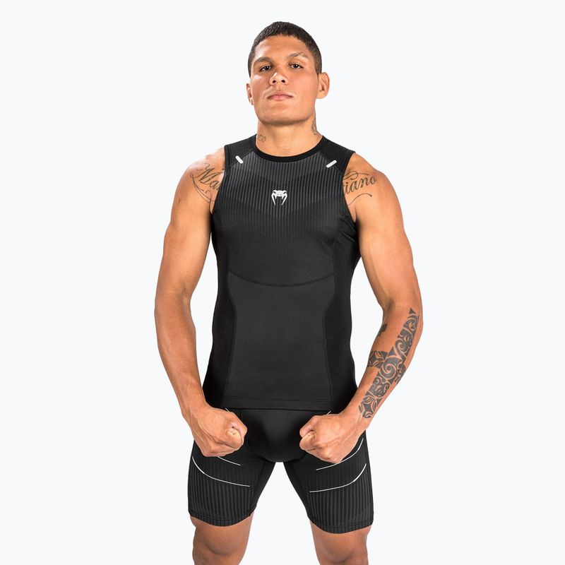 Férfi Rashguard Venum Sleevless Biomecha black/grey 3