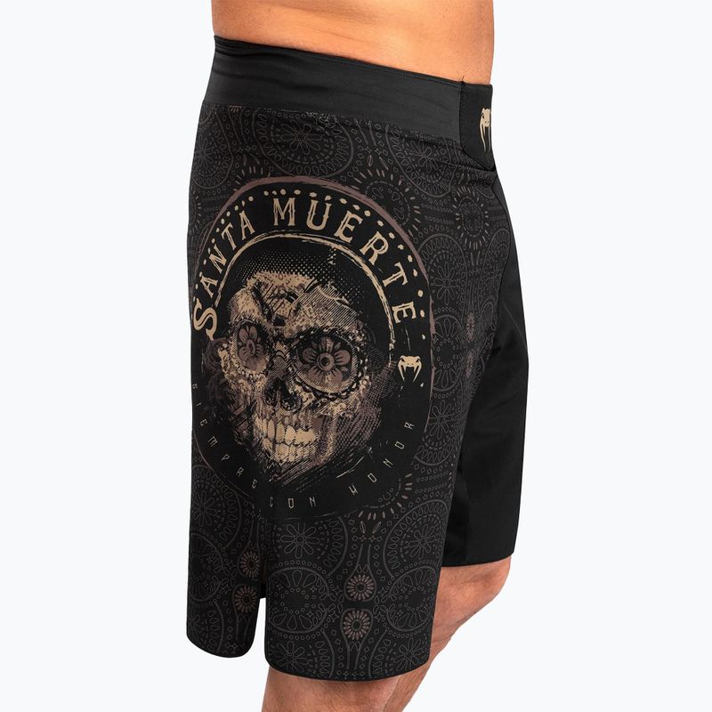 férfi edzőnadrág Venum Santa Muerte Dark Side Fightshorts black/brown 5