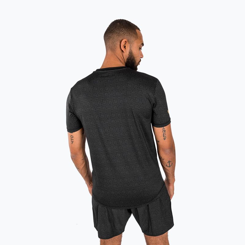 Férfi edzőpóló Venum X Ares 2.0 Dry Tech fekete/arany 4