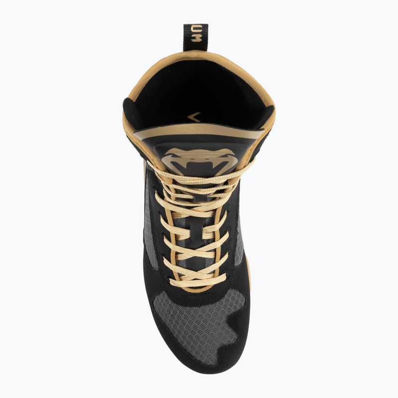 Boksz cipő Venum Elite Boxing black/beige 6