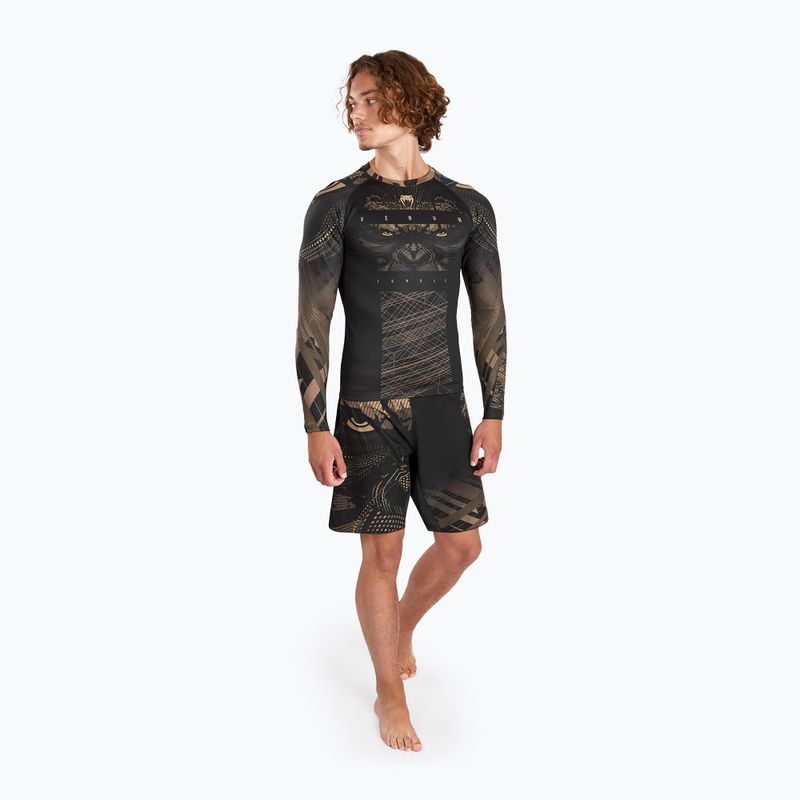 Férfi Rashguard Venum Gorilla Jungle Rashguard sand/black 2