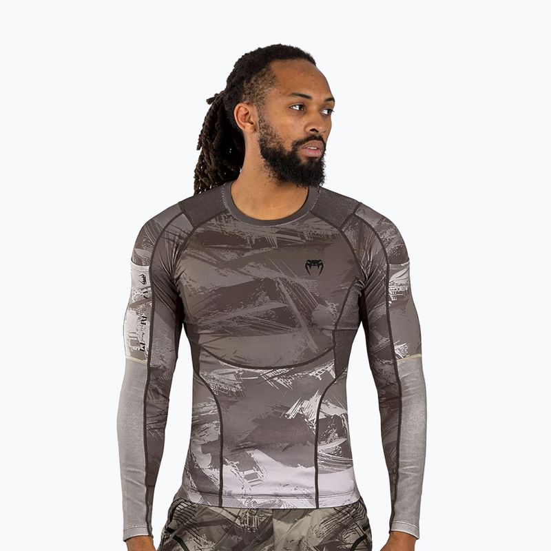 Férfi Venum Electron 3.0 Rashguard homokos hosszú ujjú ruha