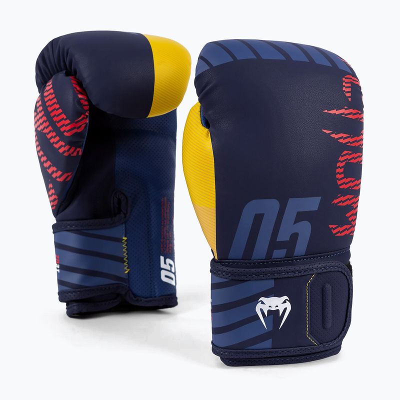 Venum Sport 05 Boxing kék/sárga férfi boxkesztyű 2